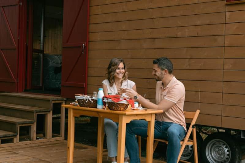 Roulottes Cocooning Au Coeur Des Landes Hotel Mees Ngoại thất bức ảnh