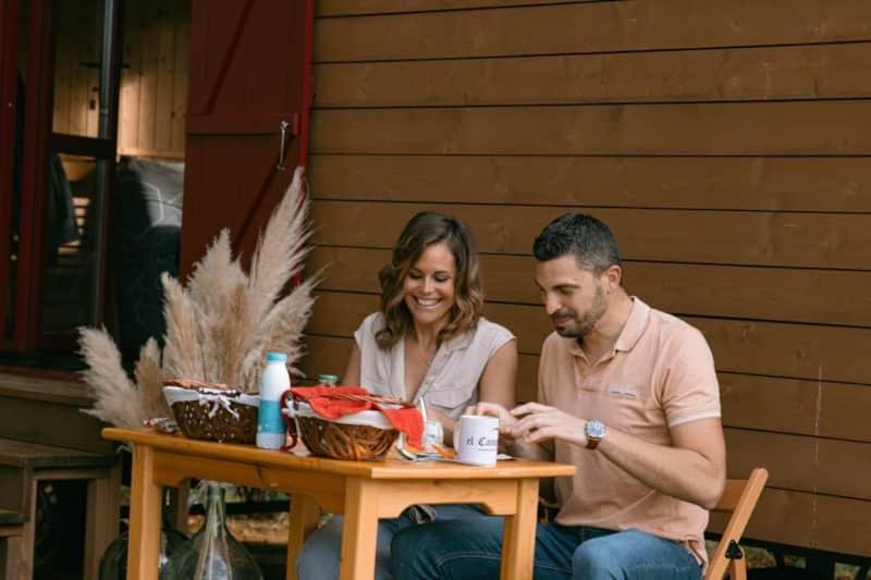 Roulottes Cocooning Au Coeur Des Landes Hotel Mees Ngoại thất bức ảnh